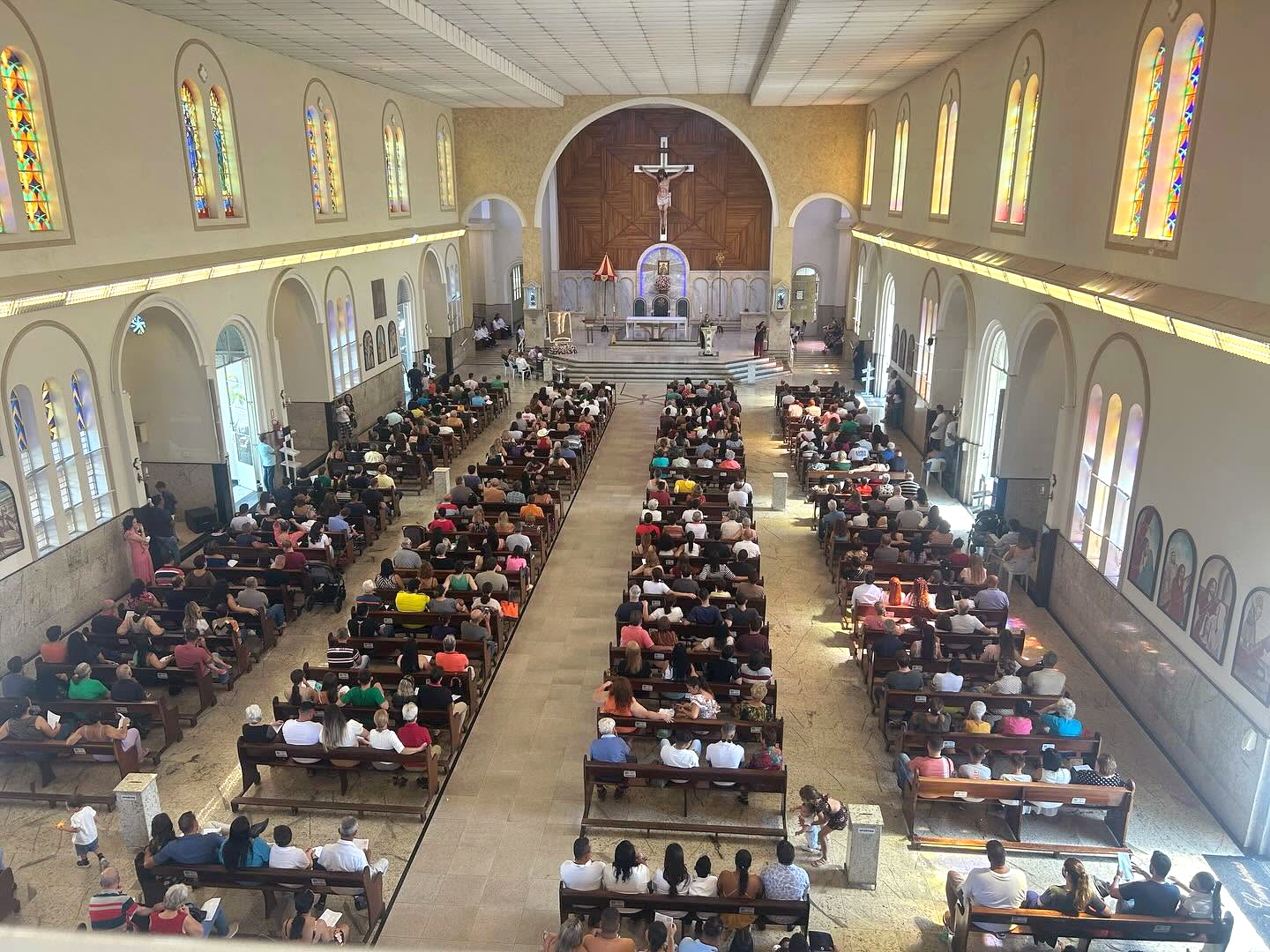 Celebração na Basílica